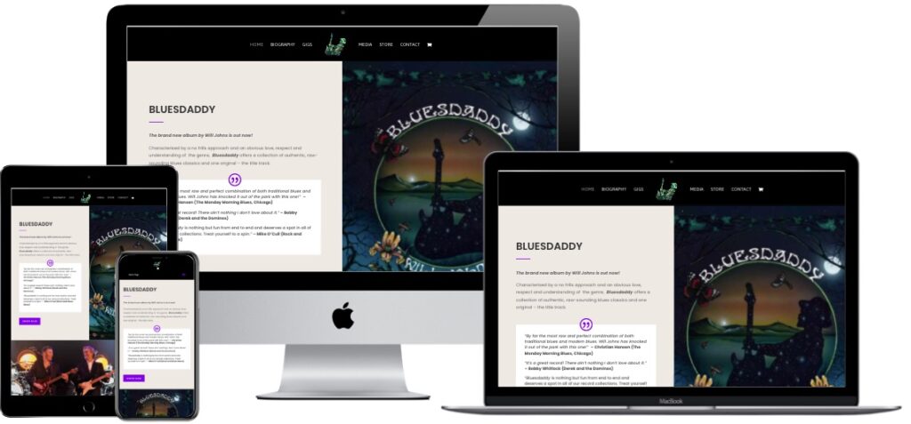 Will Johns - website by Miniature Penguin